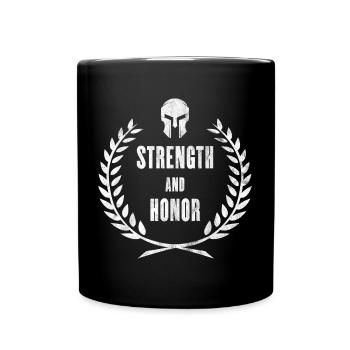 Force et Honneur - Gladiator - Roman - Mug uni - noir - Devant