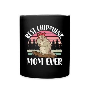 Tamia | de compagnie Idées cadeaux Chipmunk - Mug uni - noir - Devant
