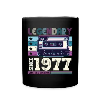 Legendary 1977 45th Birthday Gift Men - Fun - Full Colour Mug - black - Front