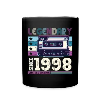 Légendaire 1998 24th Birthday Gift Hommes - Fun - Mug uni - noir - Devant