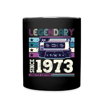 Legendary 1973 49th Birthday Gift Men - Fun - Full Colour Mug - black - Front