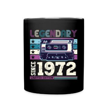 Legendary 1972 50th Birthday Gift Men - Fun - Full Colour Mug - black - Front