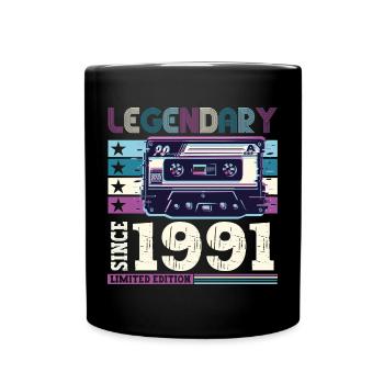 Legendary 1991 31st Birthday Gift Men - Fun - Full Colour Mug - black - Front