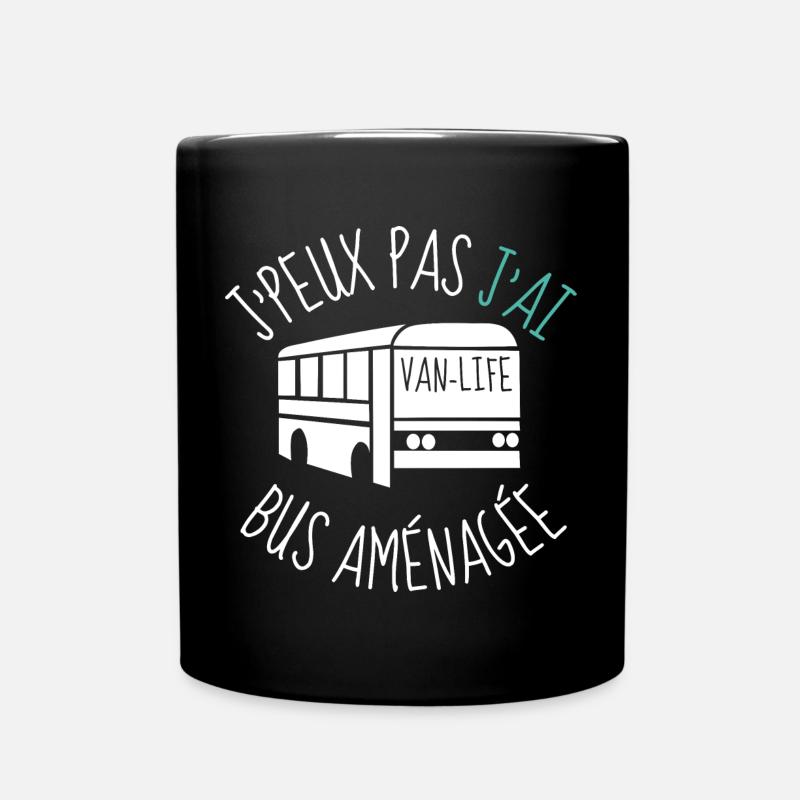j peux pas j ai bus aménagée - Mug uni - noir