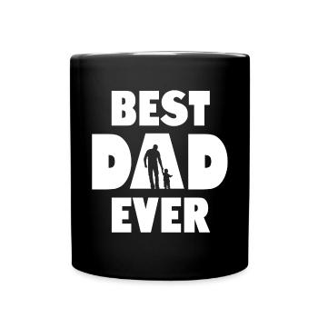 Best Dad Ever - Full Colour Mug - black - Front