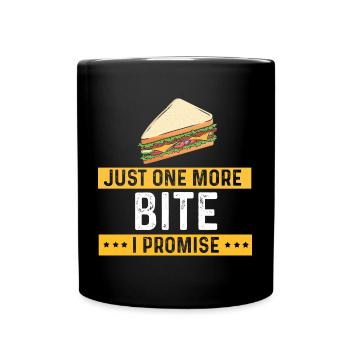 Nourriture Amour Sandwich Fromage Cadeau Ketchup - Mug uni - noir - Devant