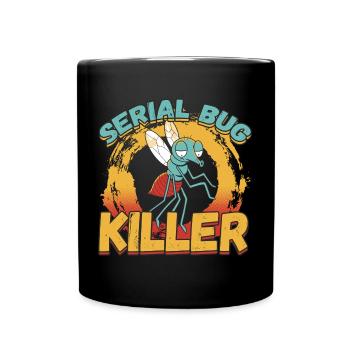 Serial Bug Killer pour un technicien en lutte antiparasitaire - Mug uni - noir - Devant