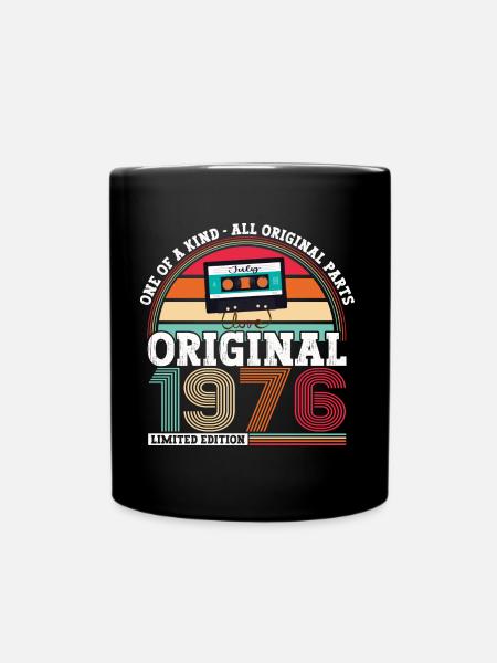 Original Juli 1976 46. Geburtstag Geschenk Herren - Tasse einfarbig - Schwarz