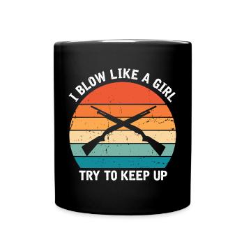 Duck Hunting Duck Hunting Hunter Duck Hunter Duck Hunter Design - Full Colour Mug - black - Front