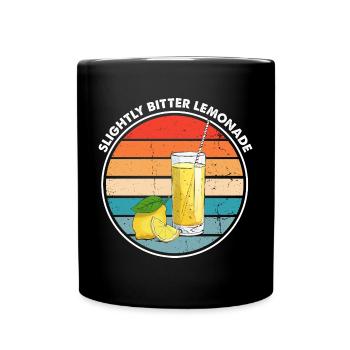 Lemon Design Lemonades Stand Boss Vente de citron - Mug uni - noir - Devant