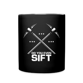 Conception de prospecteur d'or de prospecteur d'orpaillage - Mug uni - noir - Devant