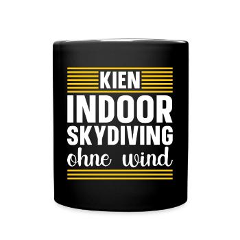 Indoor Skydiving - Full Colour Mug - black - Front