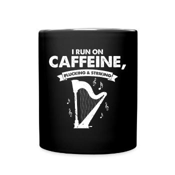 Conceptions de joueurs de harpe pour les conceptions de joueurs de harpe - Mug uni - noir - Devant