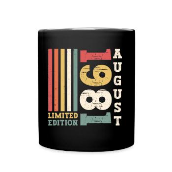 Limited Edition August 1981 41st Birthday Men - Full Colour Mug - black - Front