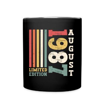 Edition Limitée Août 1987 35ème Anniversaire Hommes - Mug uni - noir - Devant