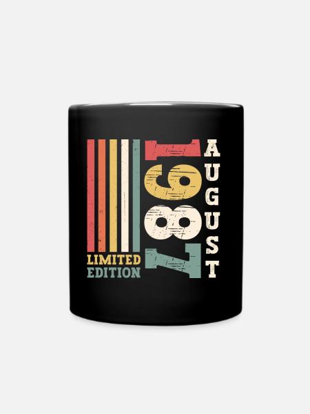 Edition Limitée Août 1987 35ème Anniversaire Hommes - Mug uni - noir