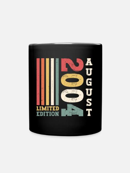 Édition limitée Août 2004 18th Birthday Men - Mug uni - noir