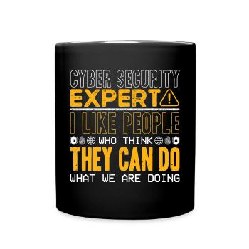 Expert en cybersécurité Hacker éthique - Mug uni - noir - Devant