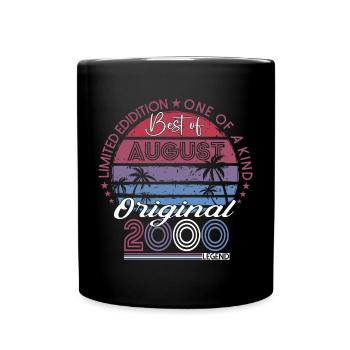 Original August 2000 22nd Birthday Gift Fun - Full Colour Mug - black - Front