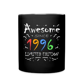 1996 - Born 1996 - Fantastic since 1996 - Full Colour Mug - black - Front