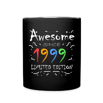 1999 - Jahrgang 1999 - Fantastisch seit 1999 - Tasse einfarbig - Schwarz - Vorne