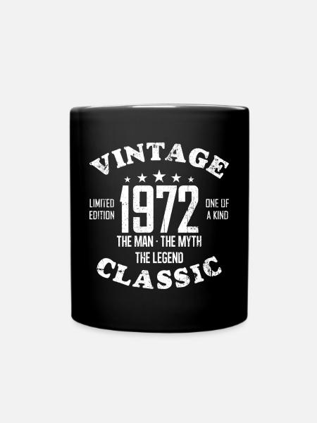Vintage 1972 Classic Legend - Mug uni - noir