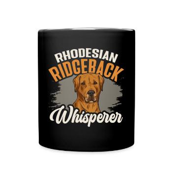 Rhodesian Ridgeback Dog - Full Colour Mug - black - Front