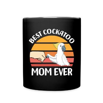 Kakadu lovers | Cockatoo Pet Birds Gift - Full Colour Mug - black - Front