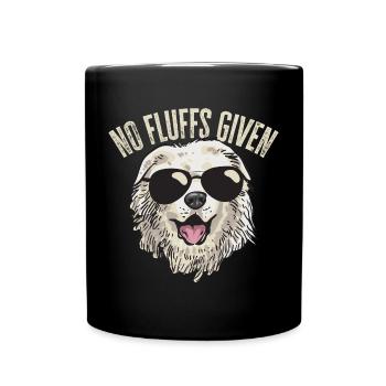 Large Pyrenean Dog No lint given Pyrenees - Full Colour Mug - black - Front
