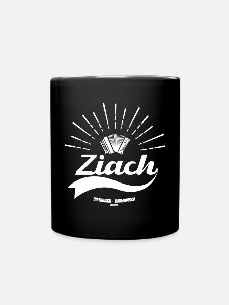 Ziach diatonisch harmonisch | ZiachON! - Tasse einfarbig - Schwarz