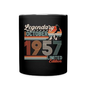 Légendaire Octobre 1957 Anniversaire de naissance - Mug uni - noir - Devant