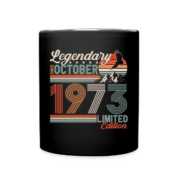 Légendaire Octobre 1973 Anniversaire de naissance - Mug uni - noir - Devant
