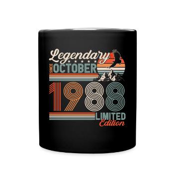 Légendaire Octobre 1988 Anniversaire de naissance - Mug uni - noir - Devant
