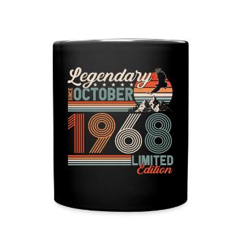 Légendaire Octobre 1968 Anniversaire de naissance - Mug uni - noir - Devant