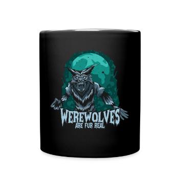 Halloween Pumpkin Horror - Full Colour Mug - black - Front
