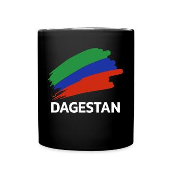 Dagestan Dagestani Dagestan Flag Wrestler - Full Colour Mug - black - Front