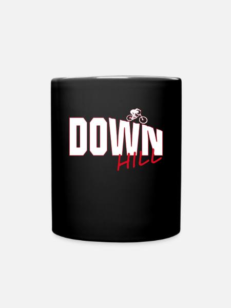 Downhill - Tasse einfarbig - Schwarz