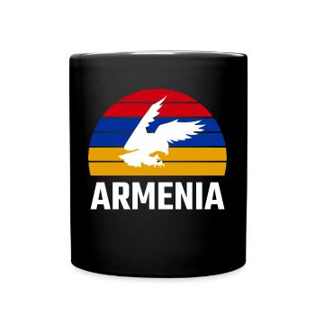 Armenia Armenia Flag Armenian Eagle Armenian - Full Colour Mug - black - Front