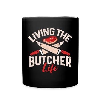 Butcher Butcher Butcher Butcher’s Gift - Mug uni - noir - Devant