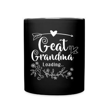 Arrière-grand-mère Grand-mère Arrière-grands-parents Grand-mère - Mug uni - noir - Devant