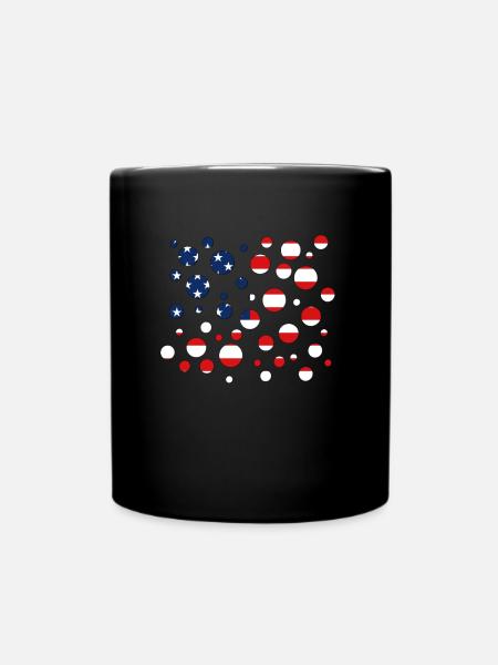 United States of America - Tasse einfarbig - Schwarz