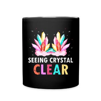 Mineraliensammler und Erze Mineralien Fan - Tasse einfarbig - Schwarz - Vorne