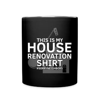 Démolition et rénovation de maisons - Mug uni - noir - Devant