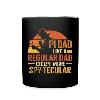 Espion détective privé enquêteur Détective Cadeau - Mug uni - noir - Devant