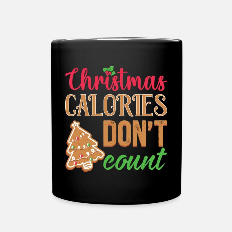 Weihnachten Weihnachtsmann Geschenke - Tasse einfarbig - Schwarz