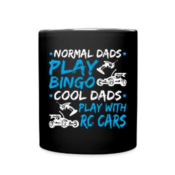 Ferngesteuertes Auto Papa RC Racing - Tasse einfarbig - Schwarz - Vorne