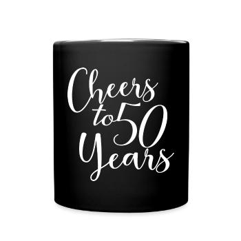Vive les 50 ans du 50e anniversaire - Mug uni - noir - Devant