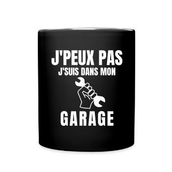 garagiste, tuning, fan de mécanique - Mug uni - noir - Devant