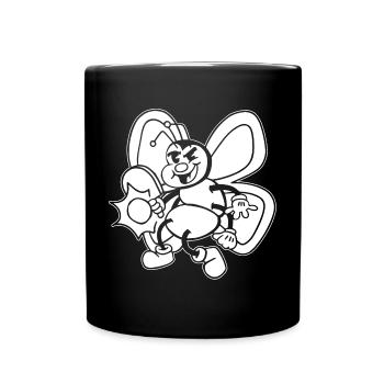 Table Tennis Bee Ping-Pong Outfit Bees - Mug uni - noir - Devant