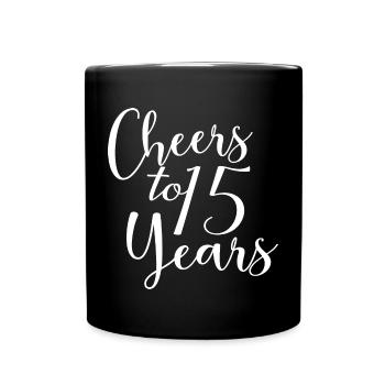 Vive le 15e anniversaire de 15 ans - Mug uni - noir - Devant